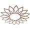 Ekena Millwork Daisy Wood Fretwork Pierced Ceiling Medallion, Wood (Paint Grade), 38"OD x 12 1/2"ID x 3/8"T CMWP38X38X0375DAMF - alternate 4